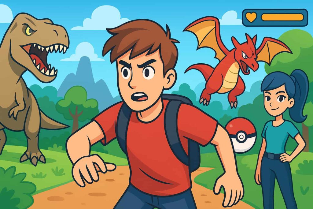 ASIF BC BLOGS curious things curiouxify dinausaurs pokeman real world what happends when we are at video games