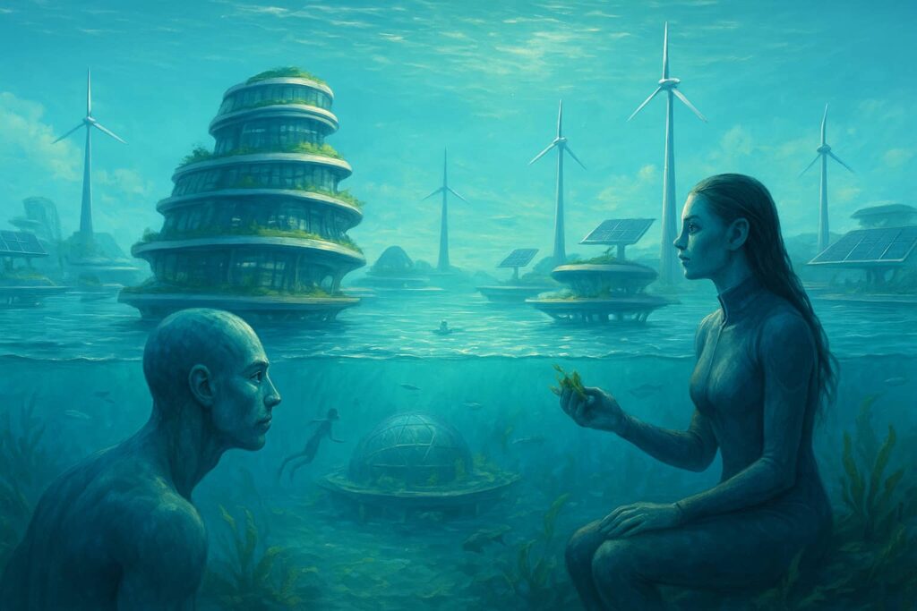 women love am in underwater stories what happends if we become aliens