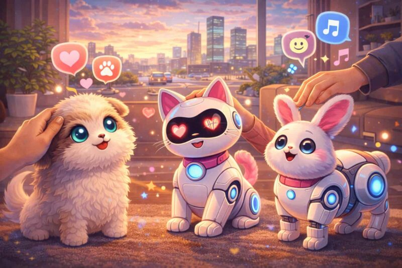 Future Robot Pets That Act and Feel Like Real Animals