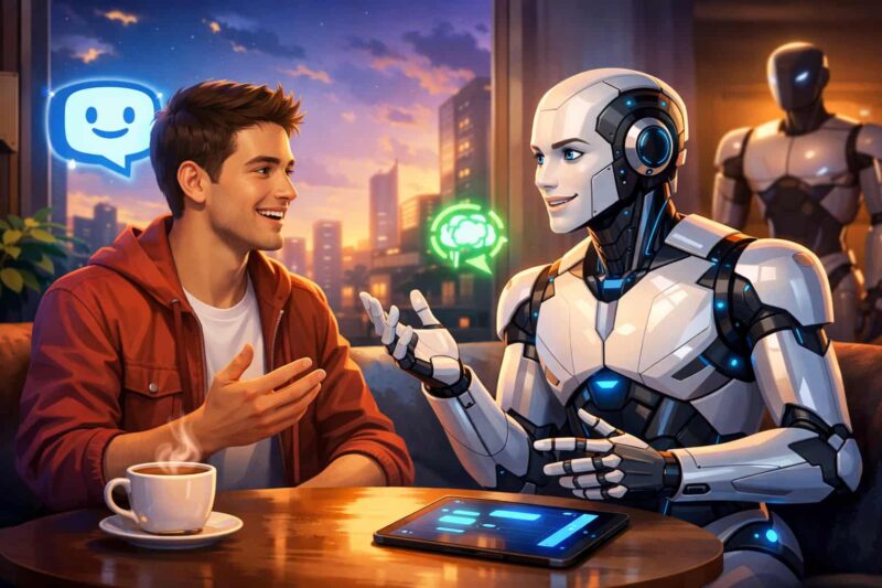 Why Talking to a Robot Feels Easier Than Talking to Humans?