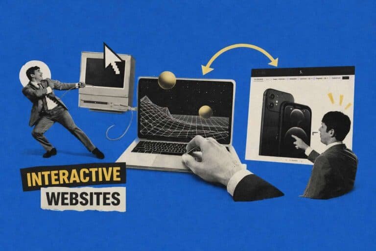 Interactive website examples with immersive animations and creative layouts