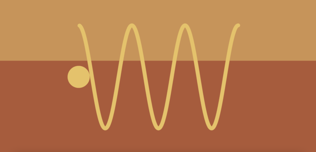 interactive music website with colorful sound-reactive animations triggered by keyboard input patatap music system