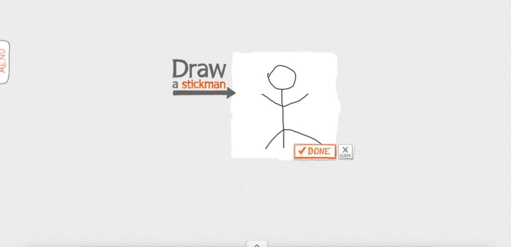 Draw a Stickman game where a character comes to life on a fun website. stickman games online.