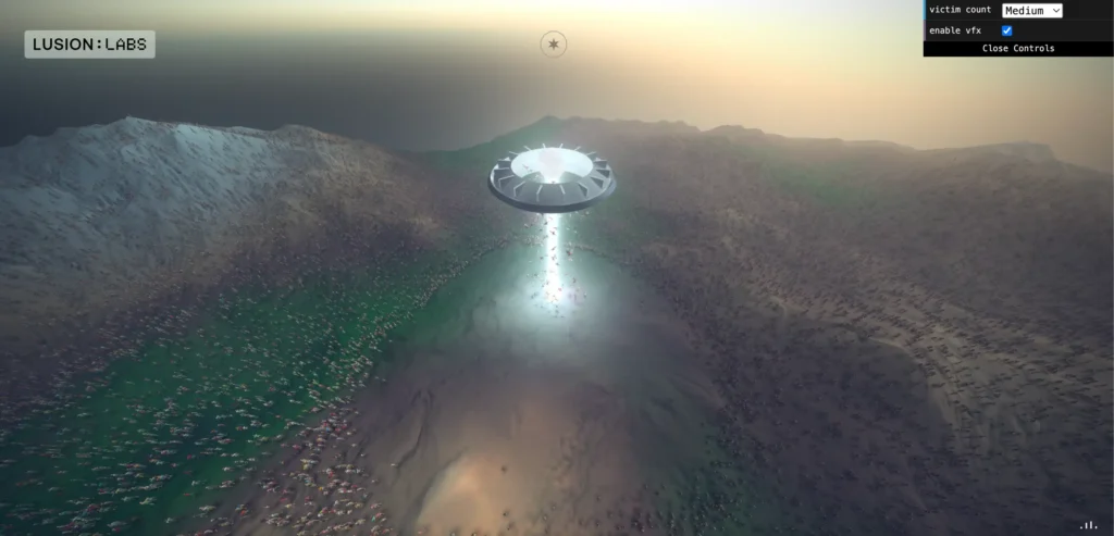 3D website that feels like a game with WebGL interaction websites.