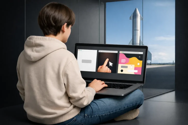 Unusual internet websites with strange layouts and experimental visuals