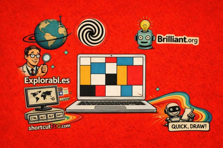 unusual websites to learn something new for free with interactive learning experiences