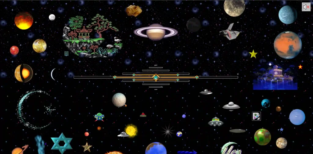 Example of early internet websites from the Personal Homepage Era
