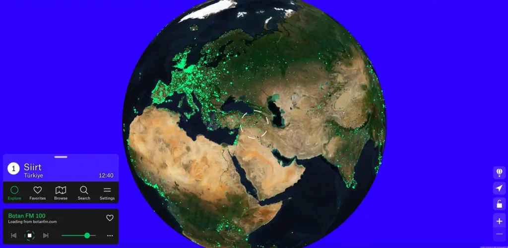 radio garden interactive world map website that lets you explore global radio and lose track of timeSelect 76 more words to run Humanizer.