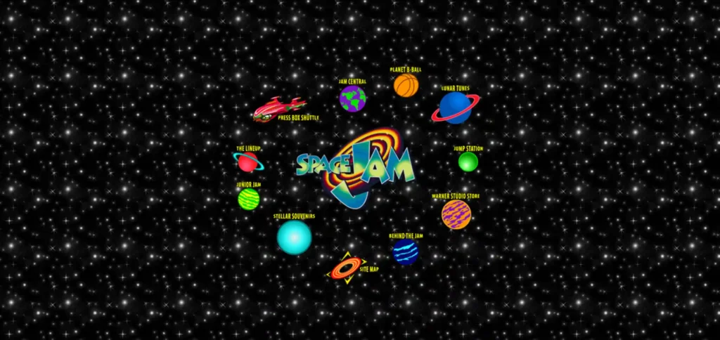 Websites Nobody Visits Anymore (But Still Run): A Tour of the Internet’s Empty Rooms 2Websites Nobody Visits Anymore (But Still Run): A Tour of the Internet’s Empty Rooms interactive website example Screenshot of the original 1996 Space Jam website still online with retro HTML design.