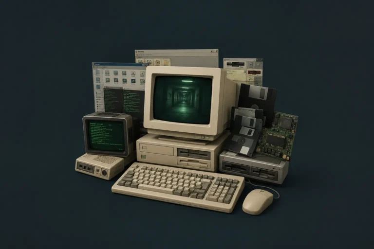 Surreal websites that feel like abandoned operating systems with retro computer interfaces fake os websites.