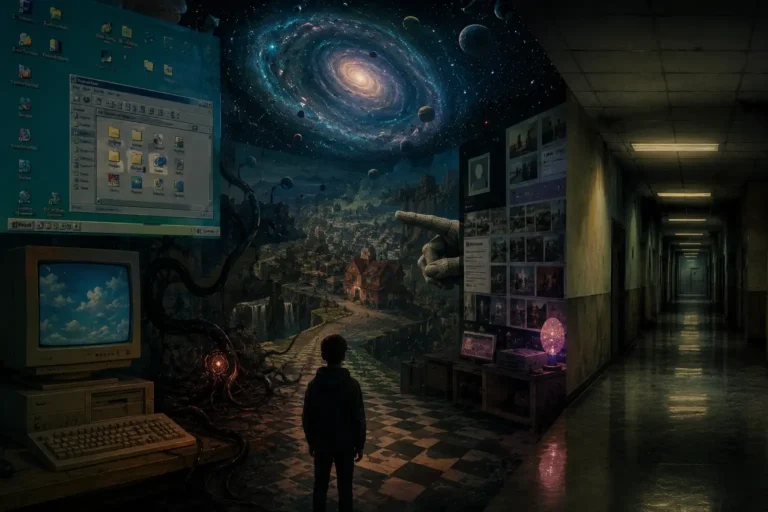 surreal liminal space websites featuring eerie digital worlds and abandoned internet experiences