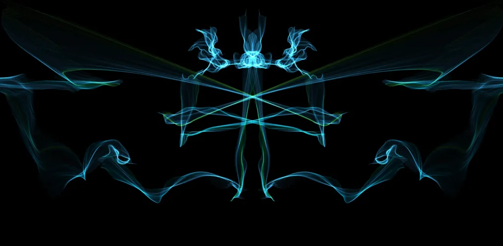 WeaveSilk interactive generative art website that creates symmetrical digital artwork through cursor movements