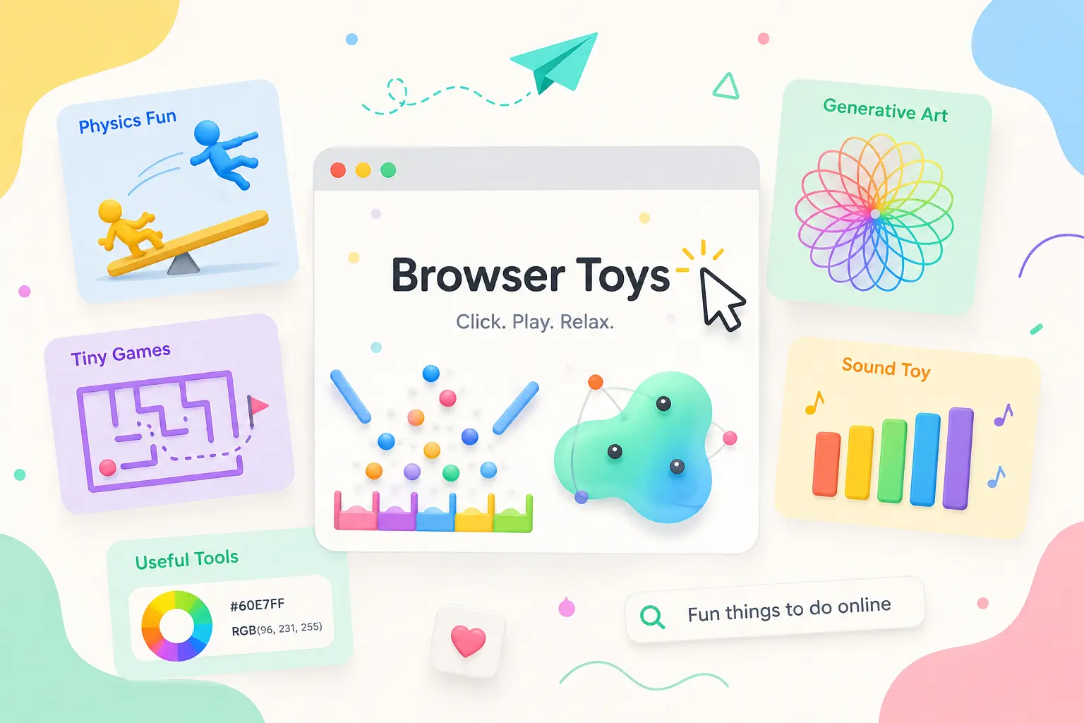 browser toys for fun online when bored