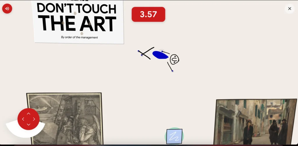Don't Touch the Art interactive museum game