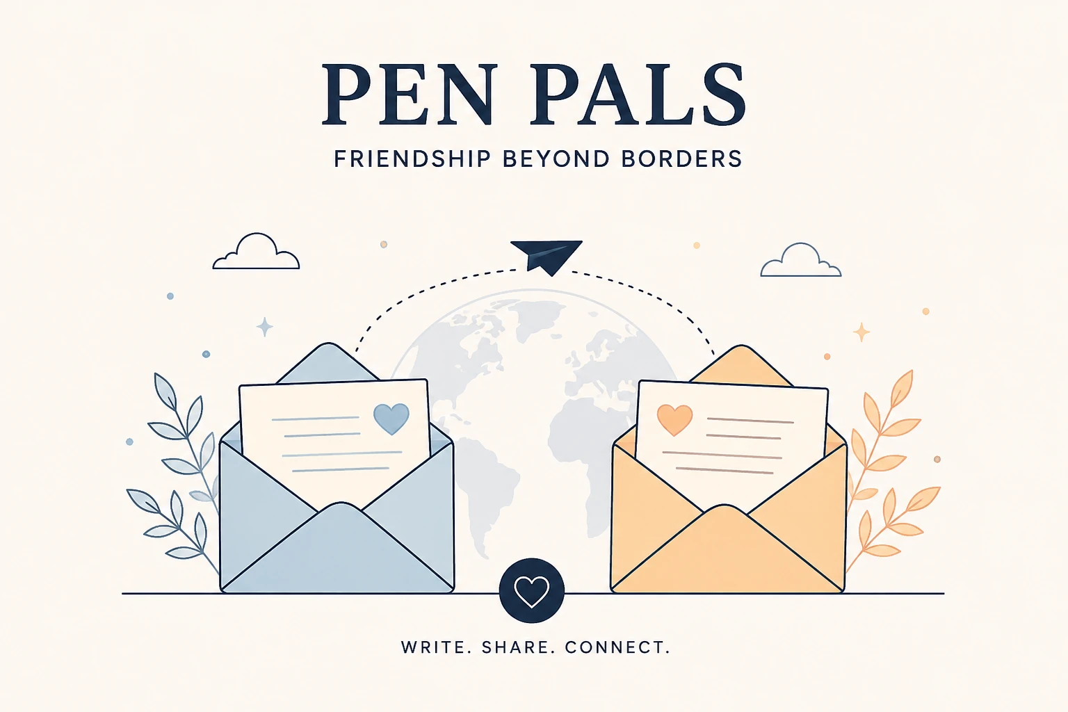 pen pal website for finding international friends and exchanging letters